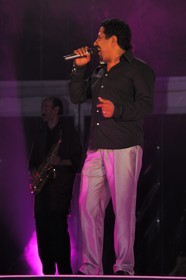 Morocco, Oriental Region, Mediterrania Saidia Seaside Resort, inauguration night of 19 June 2009, the singer Cheb Khaled