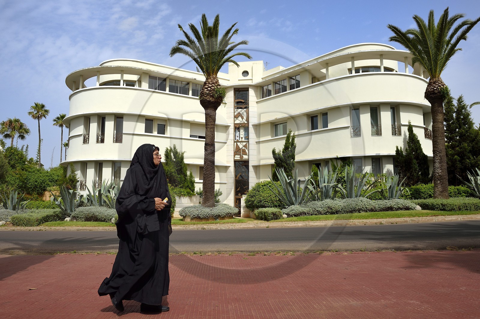 Maroc, Casablanca, colline d'Anfa, la Villa Mirador construite dans les années 1930