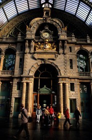 Belgique, Flandre, Anvers (Antwerpen), la gare centrale