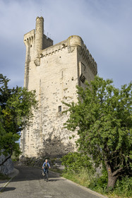 France (30), Gard, Villeneuve-lès-Avignon, la tour Philippe Le Bel du XIVe siècle