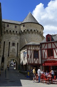 France, Morbihan, Gulf of Morbihan (Golfe du Morbihan), Vannes, Prison Gate listed historical monument
