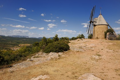 France, Herault, Orb valley, Saint-Chinian,  the Rock Mill ( Moulin du Rocher)