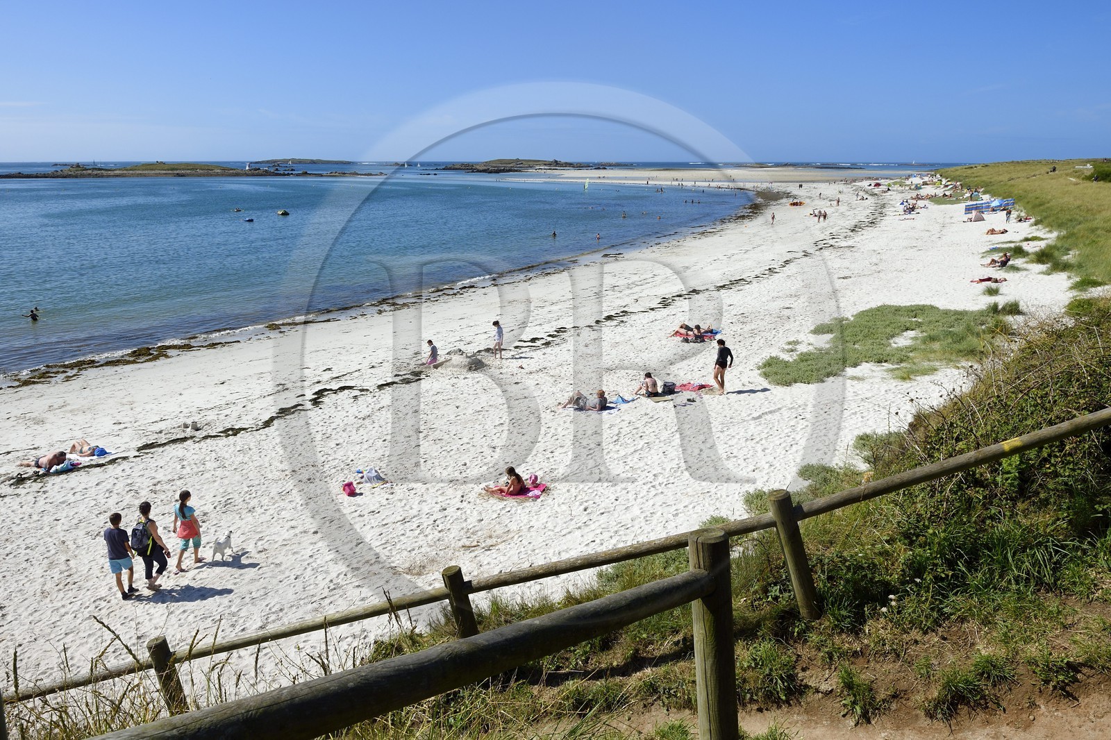 France, Finistère (29), Landeda, les dunes de Sainte-Marguerite