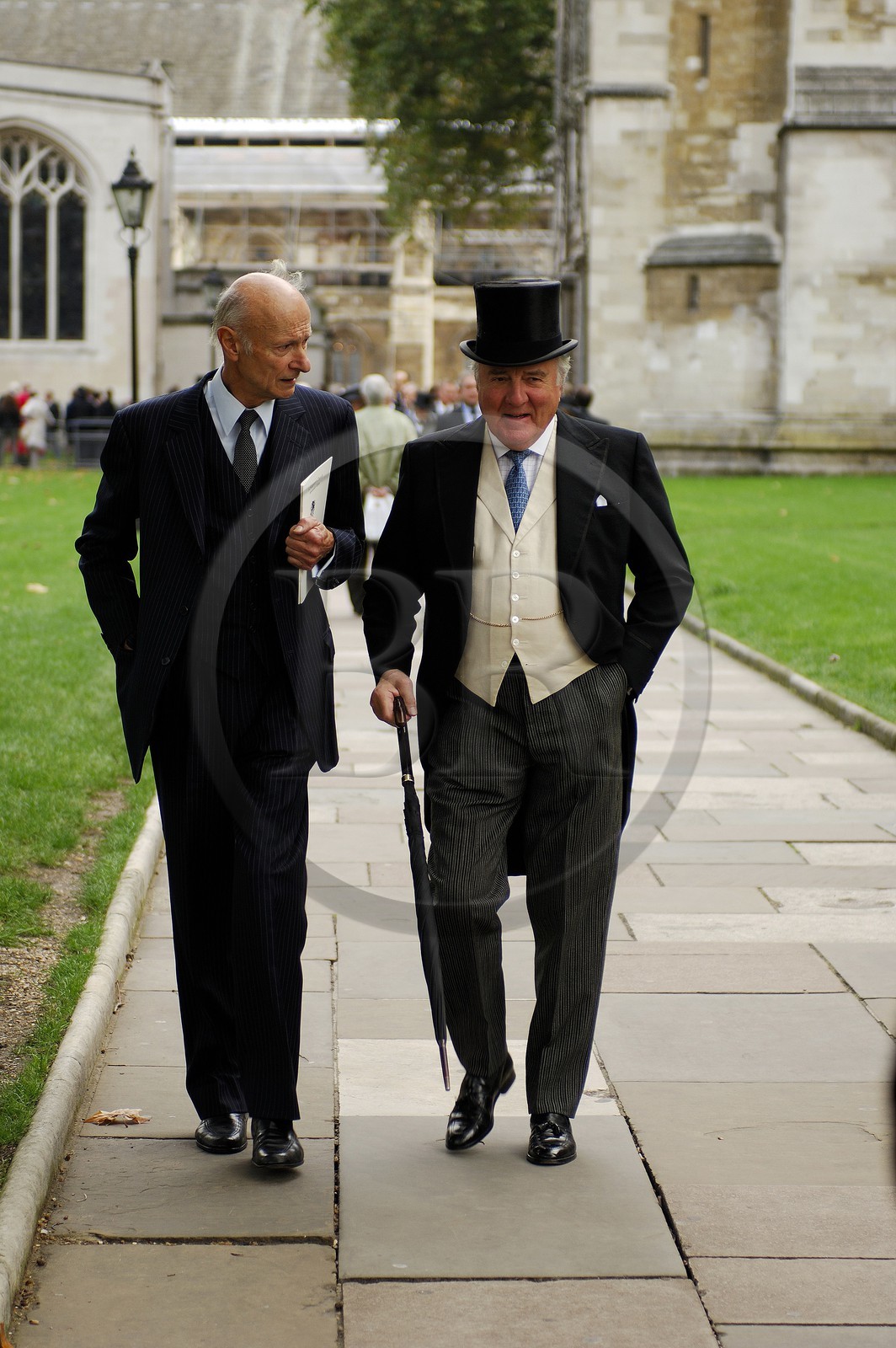 Royaume-Uni, Londres, deux londonien typiques de la haute société