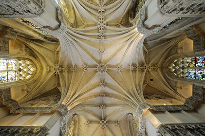 France, Indre et Loire (37), Vallée de la Loire classée Patrimoine mondial de l'UNESCO, château d'Amboise, la chapelle Saint-Hubert (1491)
