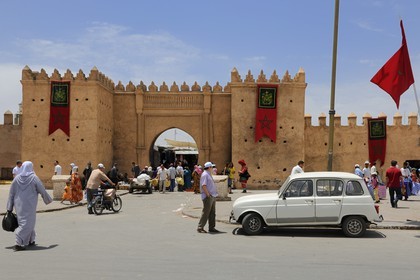Morocco, Oriental Region, Oujda, the medina gate Bab Sidi Abdel Wahab