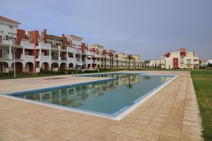 Morocco, Oriental Region, Mediterrania Saidia Seaside Resort, new holiday apartments quarters