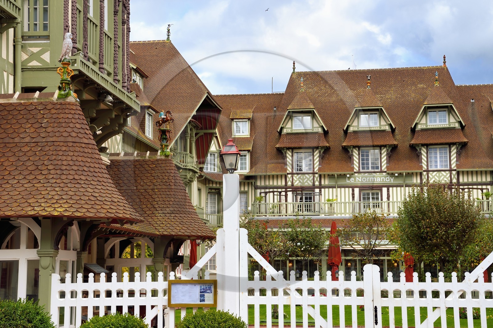 France, Calvados (14), Pays d'Auge, la côte Fleurie, Deauville, l'Hotel Normandy Barriere France, Calvados (14), Pays d'Auge, la côte Fleurie, Deauville, l'Hotel Normandy Barriere
