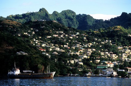 Caribbean sea, St Vincent and the Grenadines, Saint Vincent Island, the capital Kingstown