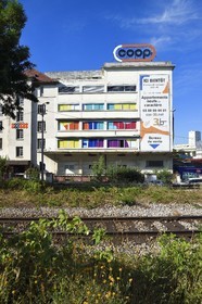 France, Bas Rhin, Strasbourg, neighborhoods of former COOP warehouses, buildings that will be transformed into cultural spaces and homes