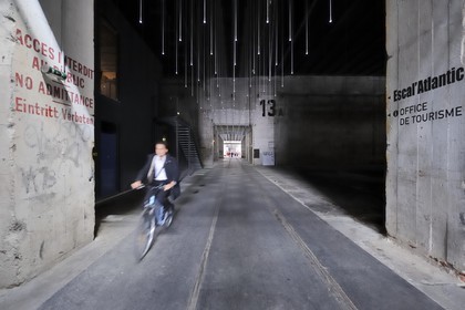 France, Loire-Atlantique (44), port de Saint-Nazaire, ancienne base sous-marine