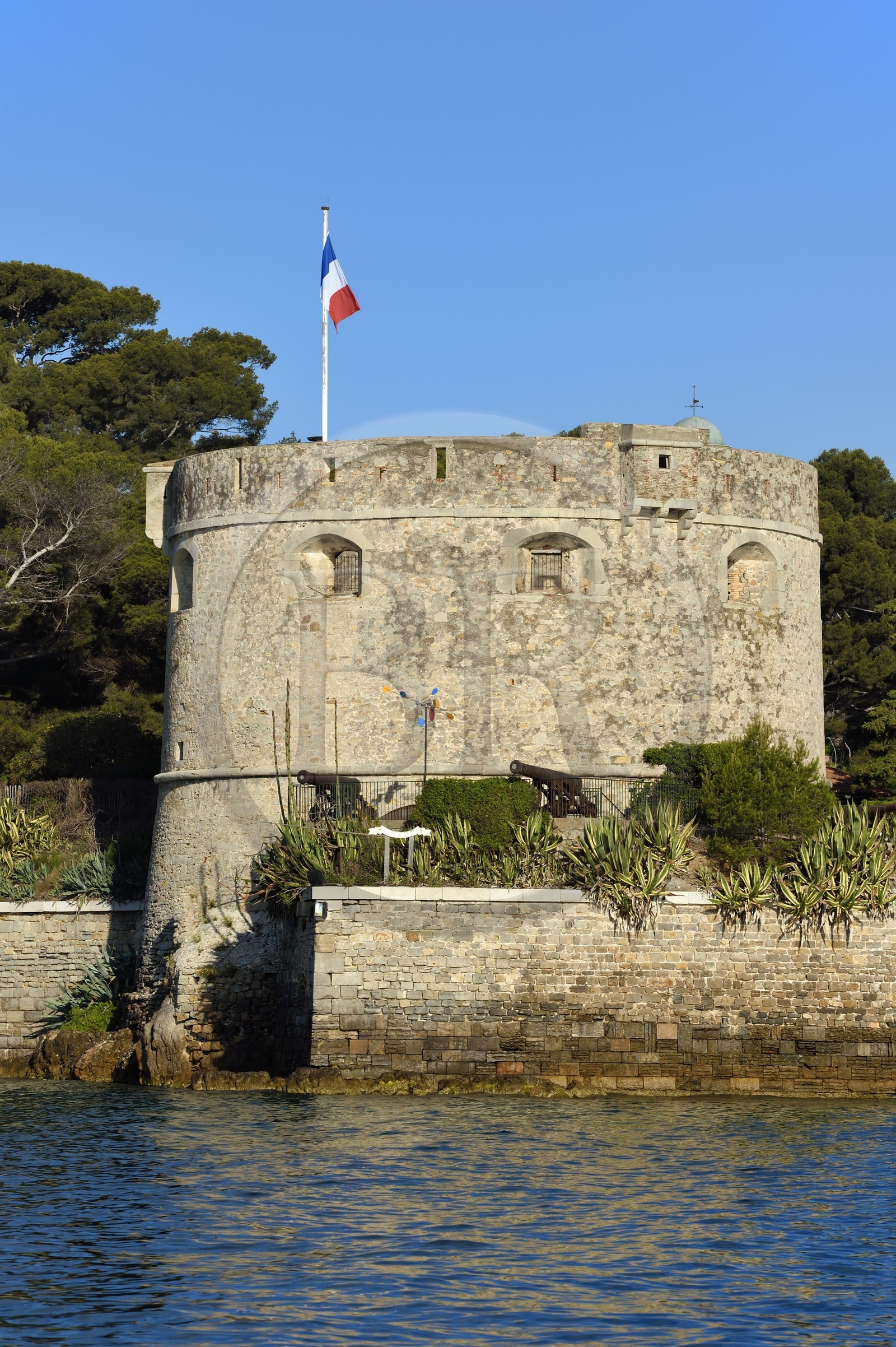 France, Var (83), la rade de Toulon, La Seyne-sur-Mer, quartier de Tamaris, le Fort Balaguier