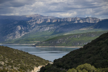 France, Var and Alpes-de-Haute-Provence, Parc Naturel Regional du Verdon, Lake St Croix, Les Salles-sur-Verdon