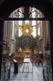 France, Var, Provence Verte, Saint Maximin la Sainte Baume, Sainte Madeleine (St. Mary Magdalene) basilica, the choir