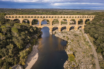 France, Gard,  (aerial view)