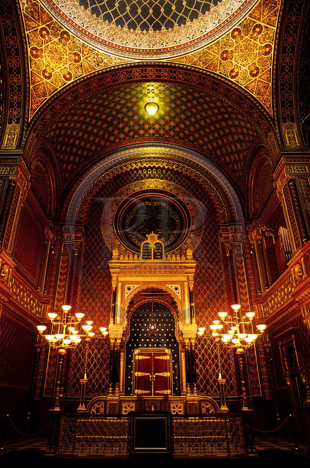 République Tchèque, Prague, Josefov, la synagogue espagnole