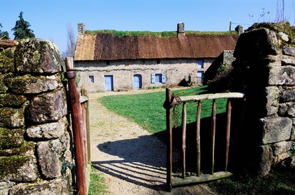 France, Morbihan (56), l' Ecomusée de Saint-Degan-en-Brech, reconstitution d' Un village breton du 19ème siècle
