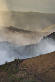 Nicaragua, Masaya, Masaya Volcano National Park (Parque Nacional Volcan Masaya), the active Santiago crater