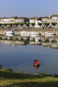 France, Saône et Loire (71), Tournus, les bords de Saône