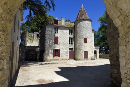 France, Dordogne, Perigord Pourpre, Eymet, the Eymet castle, the 19th century house