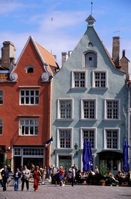 Estonia (Baltic States), Harju Region, Tallinn, European Capital of Culture 2011, the City Hall Square, the old town's centre