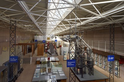 France, Moselle, Fensch Valley, Neufchef, museum of ancient iron mine of Hayange