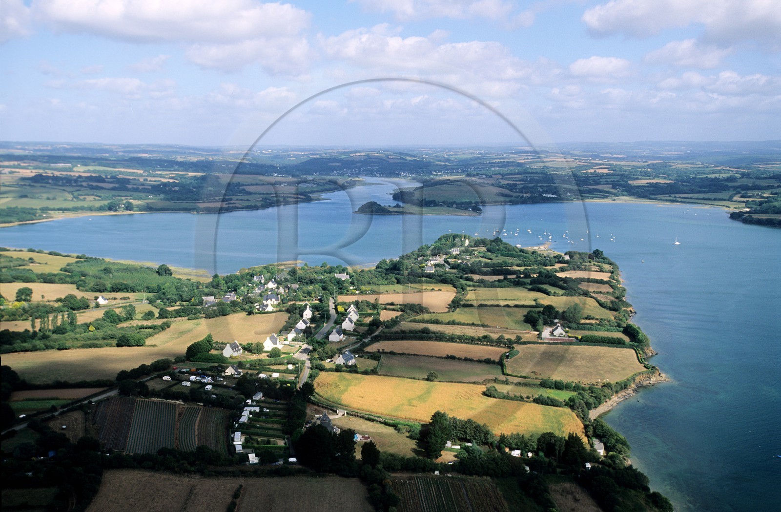 France, Finistère (29), rade de Brest, Baie de Daoulas