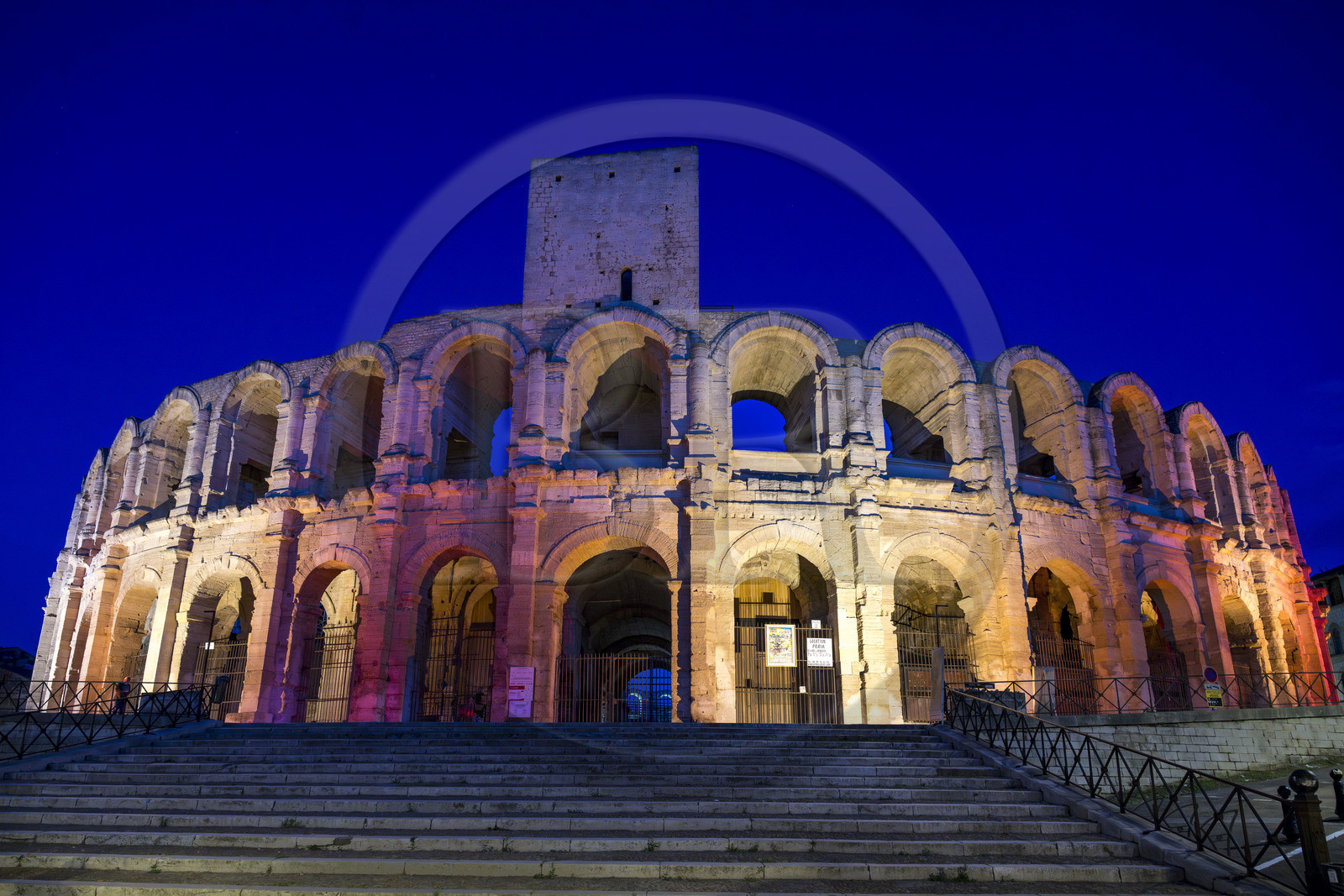 France, Bouches du Rhone, Arles, the Arena, a Roman amphitheater built around 80-90 AD, listed as World heritage by UNESCO