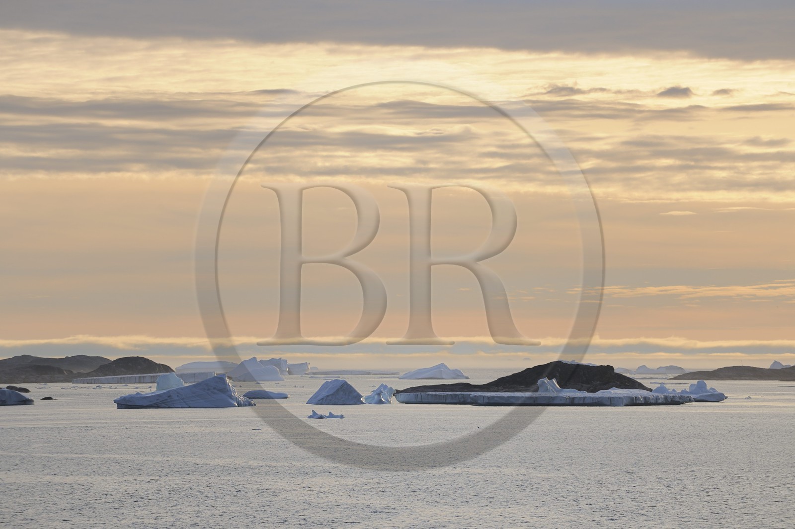 Groenland, région méridionale vers Nanortalik, iceberg