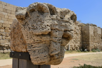 Israël, district d'Haifa, Césarée (Caesarea Maritima), ruines de Césarée
