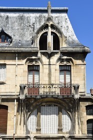France, Meurthe-et-Moselle, Nancy, the Bergeret House by architect Lucien Weissenburger of Art Nouveau style