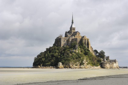 France, Manche (50), Baie du Mont-Saint-Michel, classée Patrimoine Mondial de l'UNESCO, le Mont-Saint-Michel