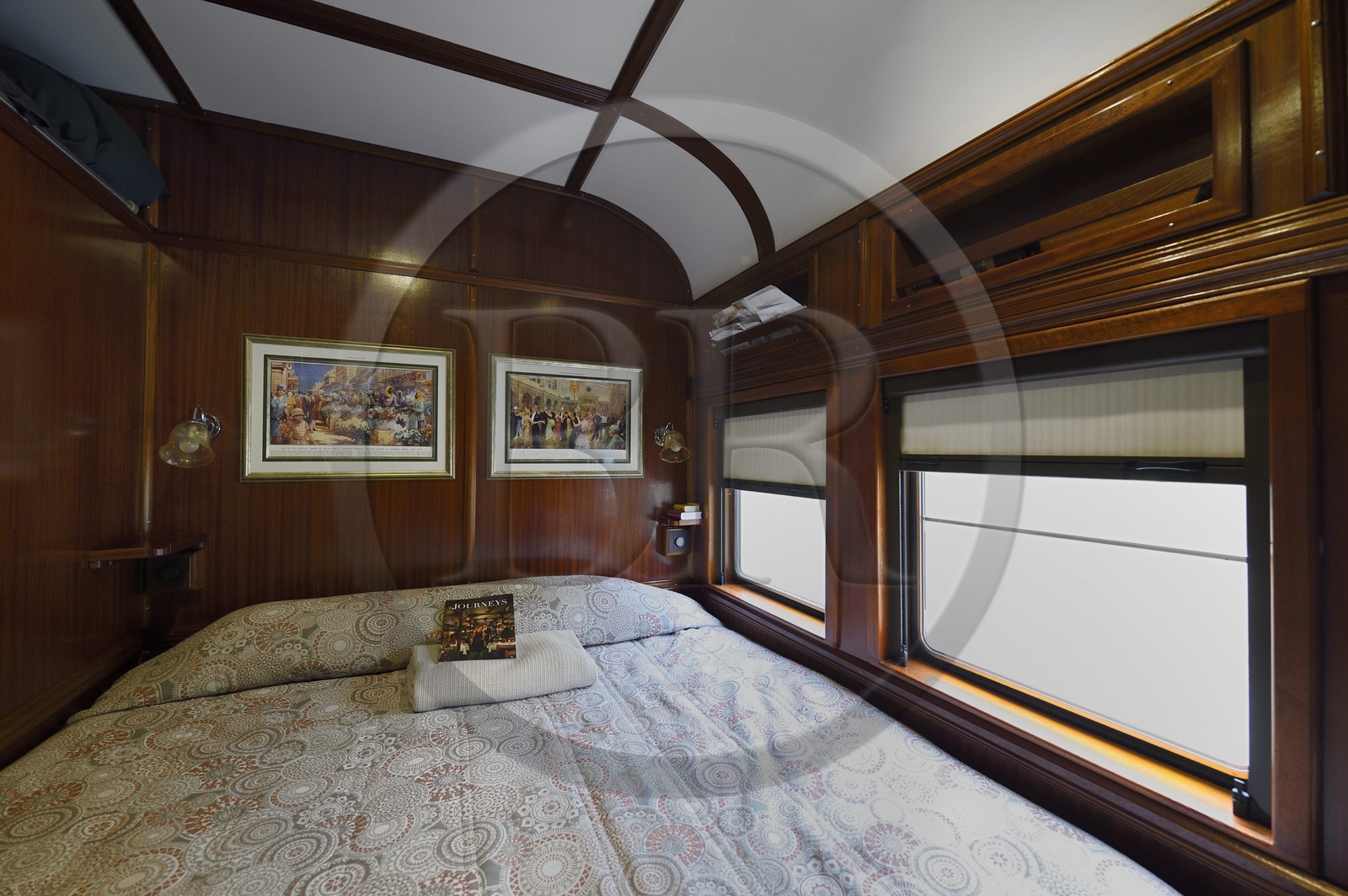 Namibia, Erongo region, Swakopmund, the Shongololo express train, the sleeping car or sleeper, in the cabin