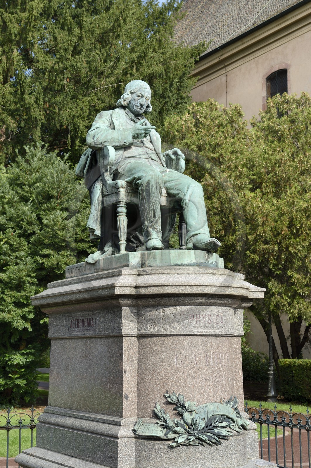 France, Haut Rhin, Colmar, the Hirn Monument by Auguste Bartholdi