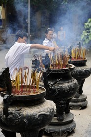 Vietnam, Hanoï, pagode des Ambassadeurs (Chua Quan Su) siège officiel de bouddhisme à Hanoï