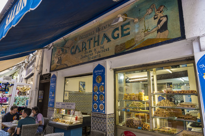 France, Alpes-Maritimes, Nice, listed as World Heritage by UNESCO, Old Nice, Tunisian restaurant Le Carthage rue Saint Francois