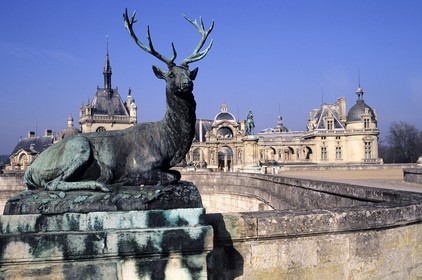 France, Oise (60), Chantilly, le château