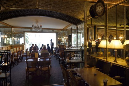 France, Pyrenees Atlantiques, Basque Country, Biarritz, Miremont pastry shop, tea room created in 1880