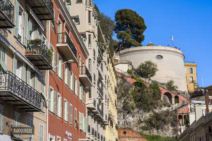 France, Alpes-Maritimes, Nice, listed as World Heritage by UNESCO, the belvedere on the Castle hill
