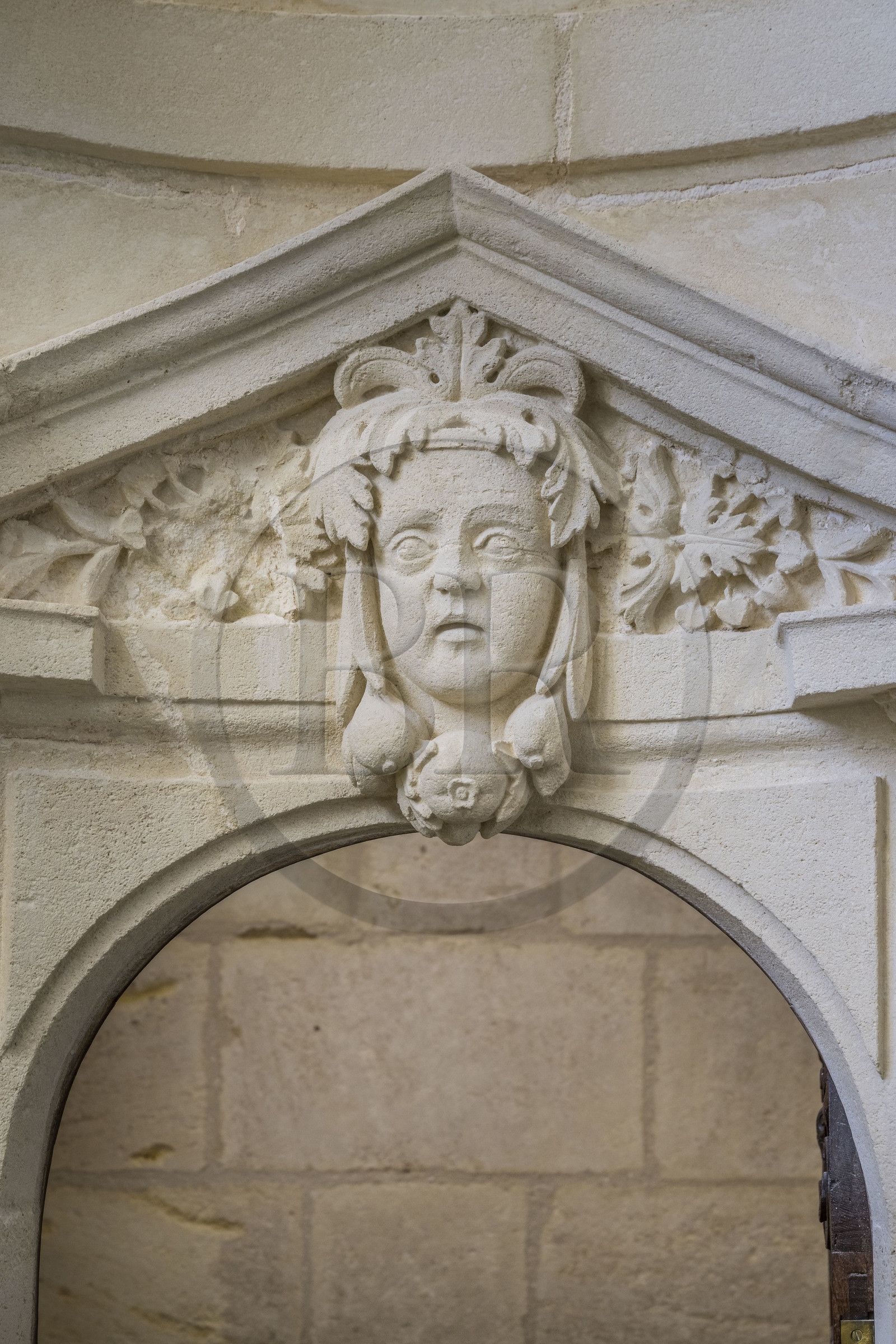 France, Gironde, Verdon sur Mer, lighthouse of Cordouan, listed as World Heritage by UNESCO, the king's apartment (1st floor)