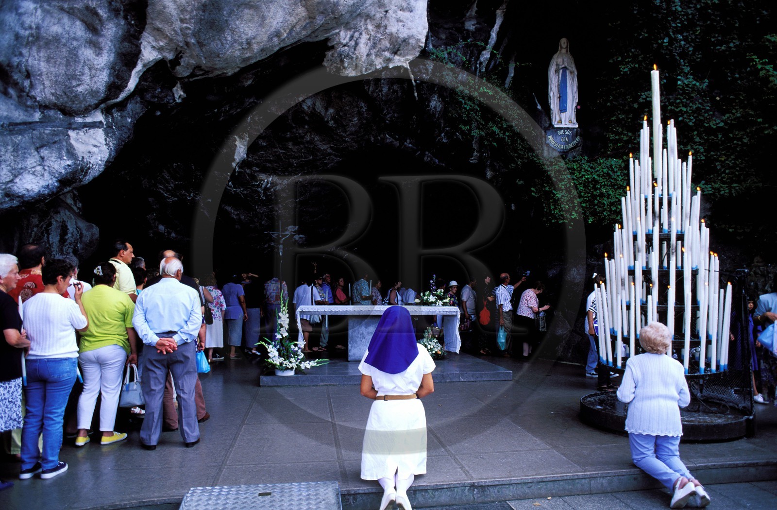 France, Hautes Pyrenees, Lourdes, the Massabielle caves