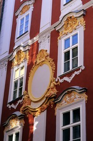 République Tchèque, Prague, une maison baroque du quartier Staré Mesto