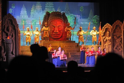 Vietnam, Hanoï, l'opéra de 1911, représentation de Sita opéra traditionnel vietnamien