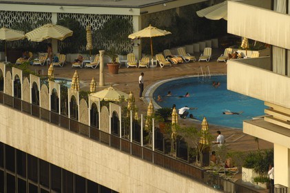 Egypte, Le Caire, hôtel Sheraton au bord du Nil Egypt, Cairo, the Sheraton hotel on the Nile side