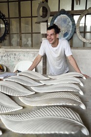 France, Var, Toulon, plastering company (ornamental staff) Turco staff, Julien Turco