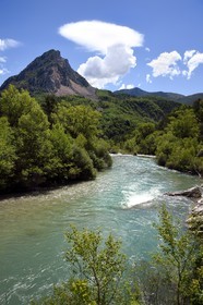 France, Alpes-de-Haute-Provence (04), Parc Naturel Régional du Verdon, Chasteuil, le moyen verdon