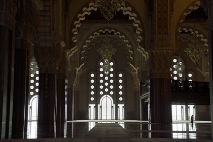 Maroc, Casablanca, Grande Mosquée Hassan II