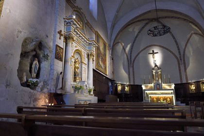 France, Var (83), La Dracénie, village de Bargemon, église paroissiale Saint-Étienne
