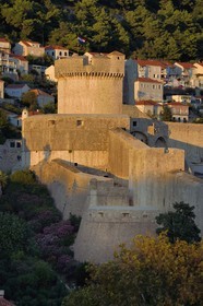 Croatia, Dalmatia, Dalmatian coast, Dubrovnik, Historic Centre listed as World Heritage by UNESCO, the Minceta Tower in the ramparts