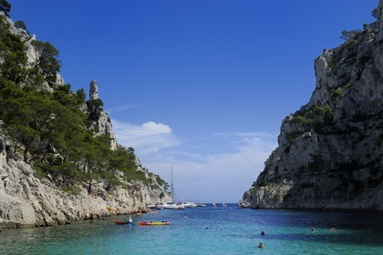France, Bouches-du-Rhône (13), Cassis, la calanque d'en Vau